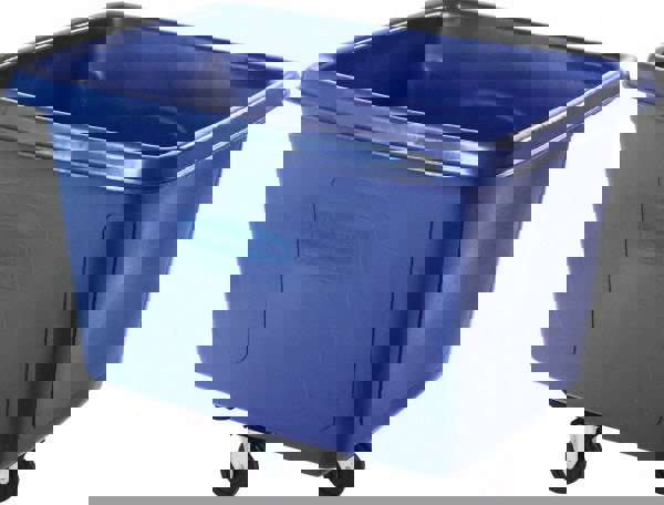 Polyethylene Basket Truck: 8 cu ft, 300 lb Capacity, 28-1/16