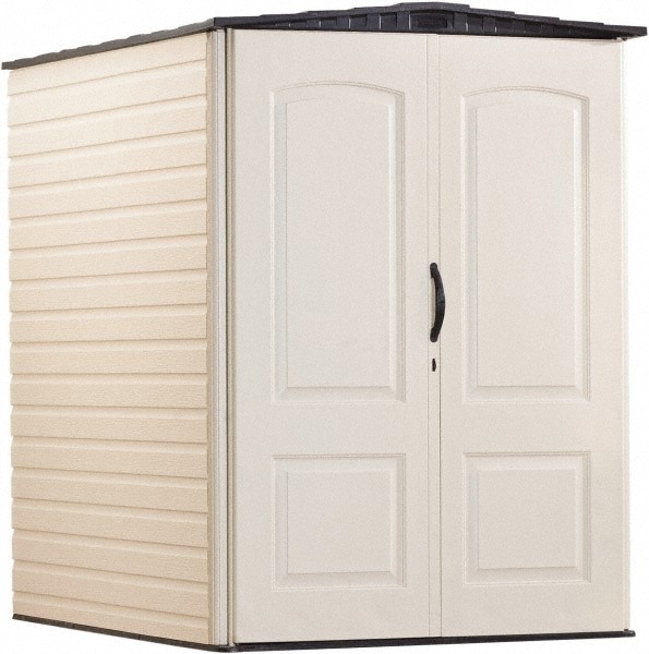 4 Ft. 7 Inches Wide x 6 Ft. 5 Inches High x 6 Ft. 4 Inches Deep Resin Vertical Storage Shed