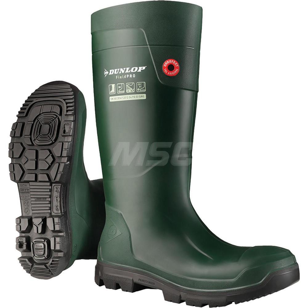 Work Boot: Size 10, Polyurethane, Plain Toe