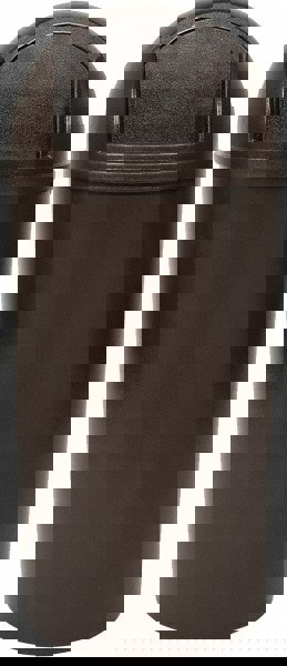 Marshal Classic Container, Round Trash Can, 25 Gallons, Brown, Outdoor