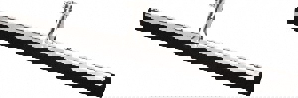 Squeegee: 558.8 mm Blade Width, Rubber Blade, Tapered Handle Connection