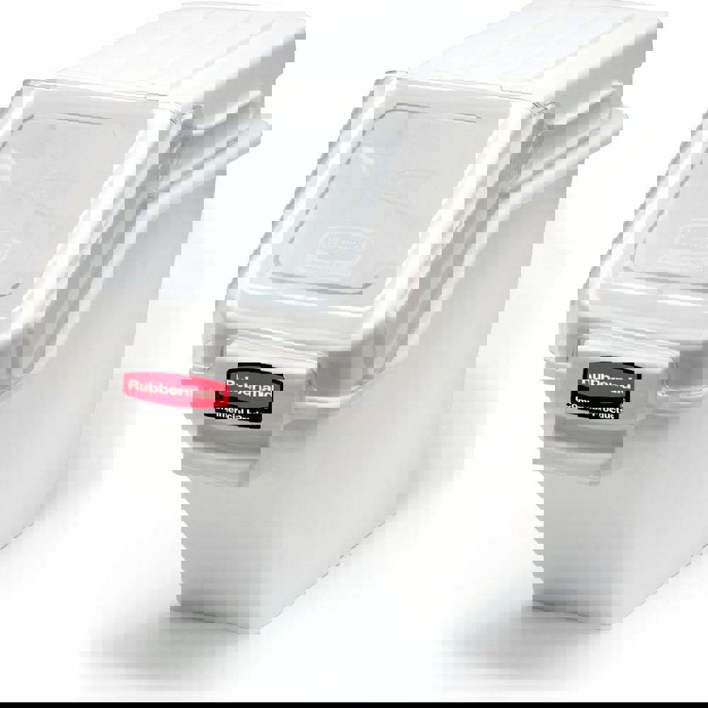 Food Bin Container: Polyethylene, Rectangular