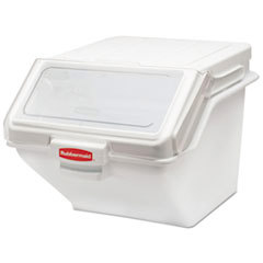 Food Bin Container: Polyethylene, Rectangular