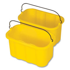 10 Quart Sanitizing Cleaning Caddy Supplies Organizer, Housekeeping Cart Accessories, Yellow