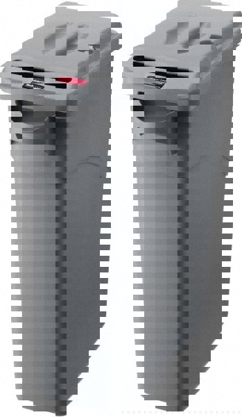 Decorative Trash Can: 15-7/8 gal, Rectan