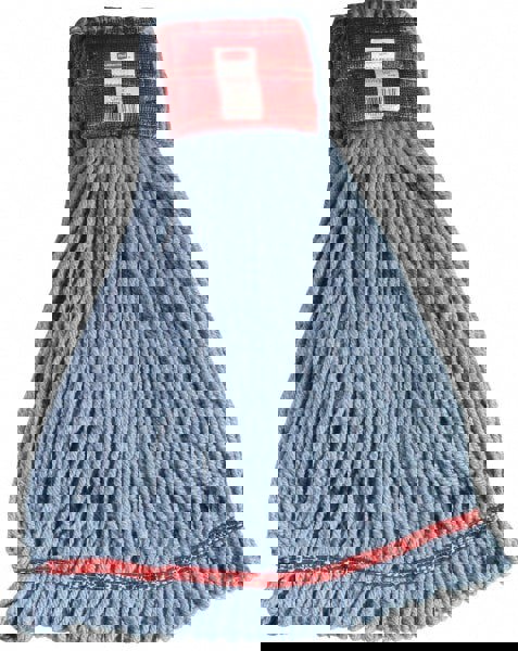 Wet Mop Loop: Large, Blue Mop, Blended Fiber