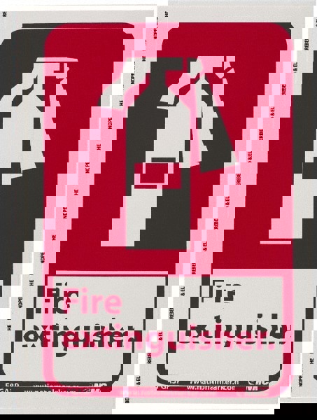 Fire Extinguisher, Pressure Sensitive Vi