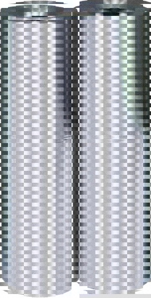 Decorative Trash Can: 21 gal, Round, Gray