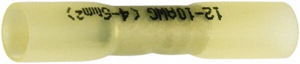 Butt Splice Terminal: Fully Insulated High Density Polyethylene, Crimp-On Connection, 4 to 6 Sq mm