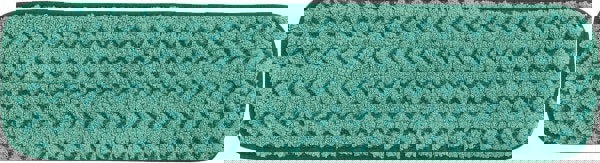 HYGEN 18 inch Microfiber Dust Pad, Green