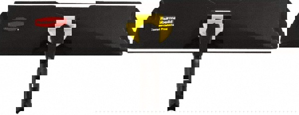 Light Commercial Microfiber Quick-Connect Mop Frame, 18 inch, Black