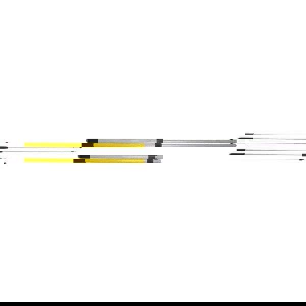 HYGEN Quick-Connect Straight Extension/Extendable Handle/Stick, 48 - 72 inch, Yellow, Lightweight