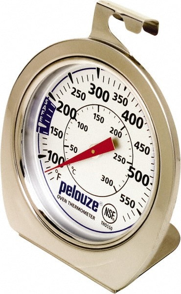 Cooking & Refrigeration Thermometers; Type: Cooking Thermometer; Minimum Temperature: 60 0F; Maximum Temperature (F): 590.0 0F; 590.0 0; 590; 590.0 0C; Display Type: Dial; Housing Material: Stainless Steel; Features: Easy to Read Dial; Oversized; NSF List