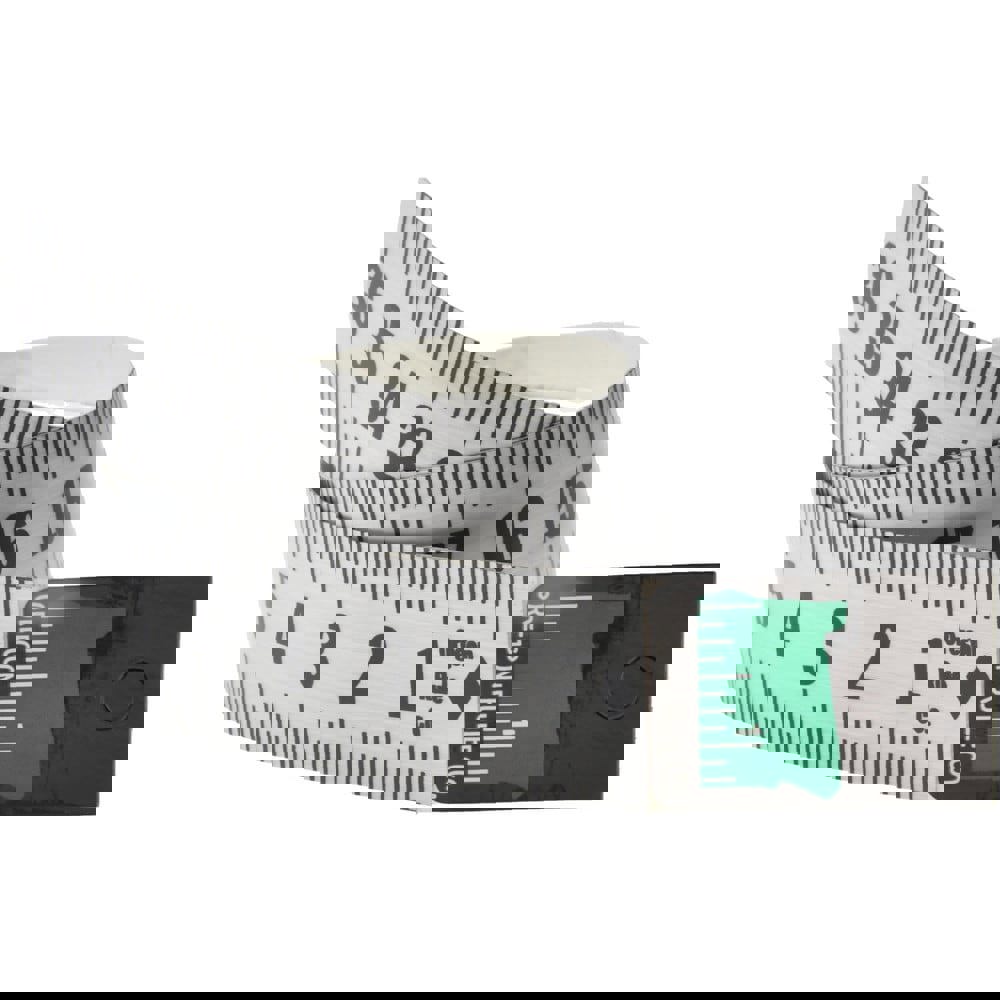 1.5 Ft. Long x 1 Inch Wide, 1/8 Inch Graduation, Silver, Mylar Adhesive Tape Measure