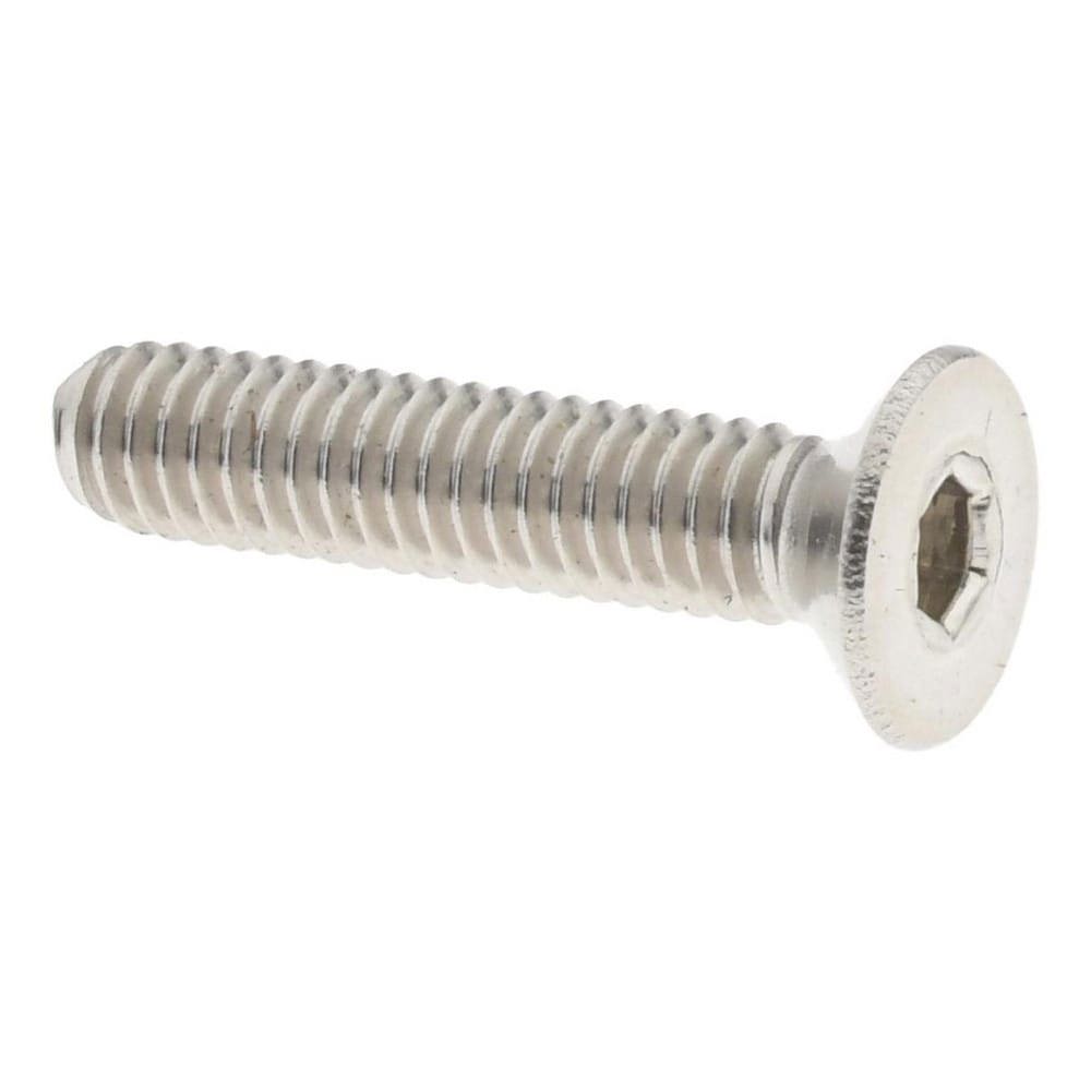 Flat Socket Cap Screw: M2.5x0.45, 18-8/Austenitic Grade A2 Stainless Steel