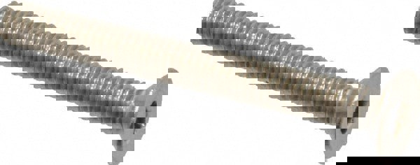 Flat Socket Cap Screw: M4x0.7, 18-8/Austenitic Grade A2 Stainless Steel