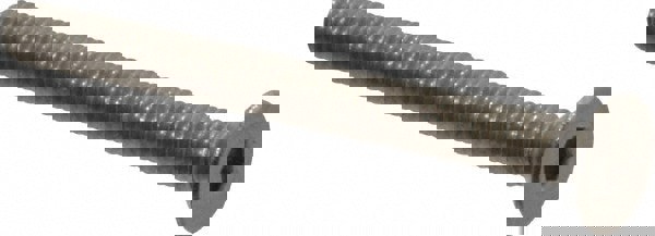 Flat Socket Cap Screw: M4x0.7, 18-8/Austenitic Grade A2 Stainless Steel