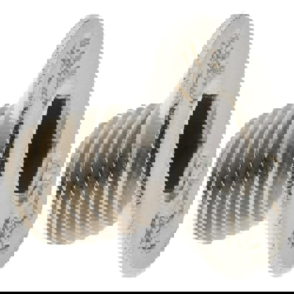 Flat Socket Cap Screw: M6x1, 18-8/Austenitic Grade A2 Stainless Steel, Black Oxide Finish