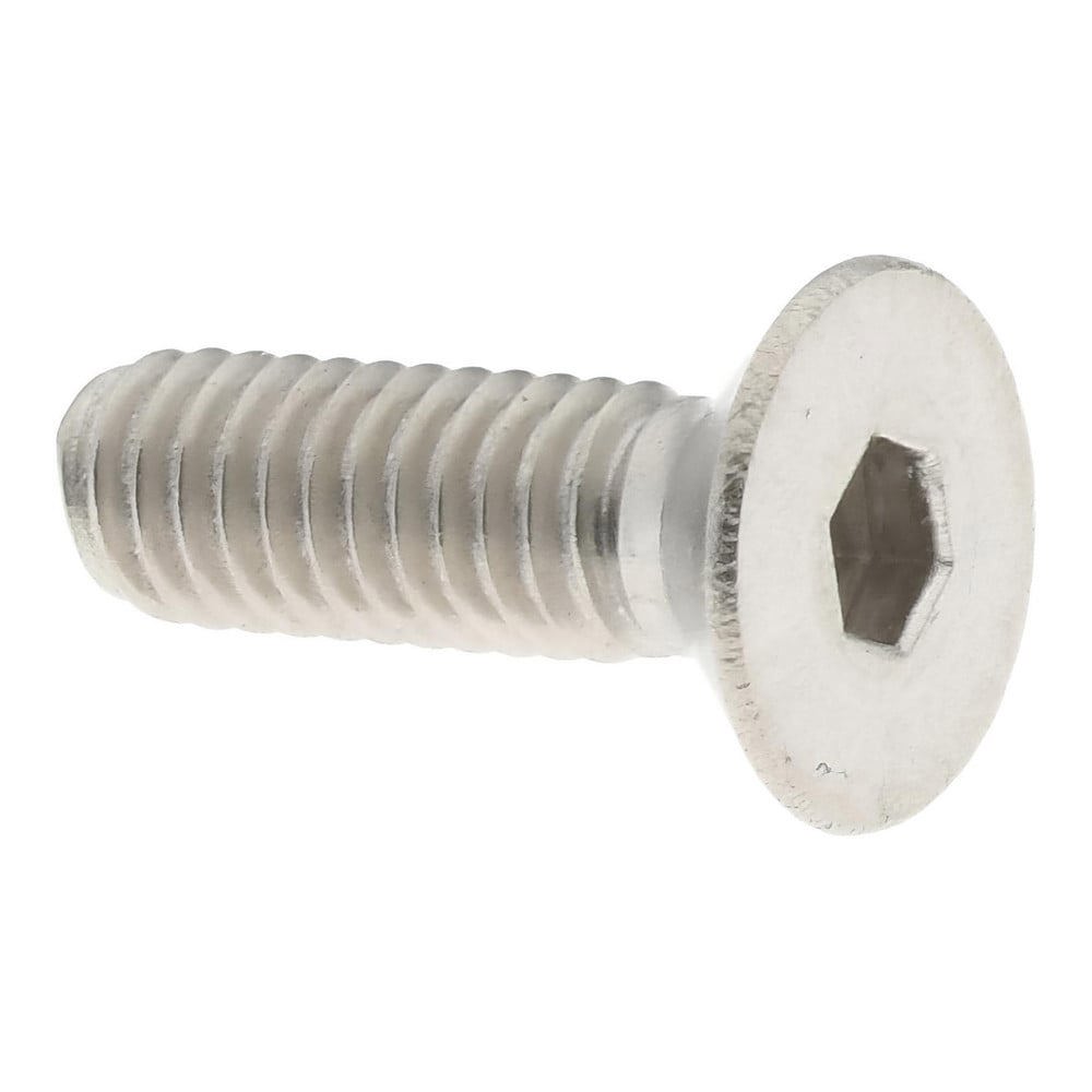 Flat Socket Cap Screw: M2.5x0.45, 18-8/Austenitic Grade A2 Stainless Steel
