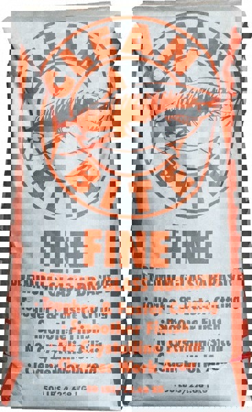 Abrasive Blasting Media: Fine Grade, Angular, Crushed Glass