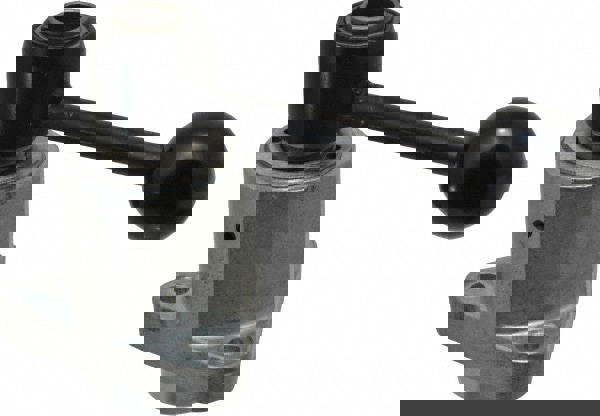 9,000 N Capacity, M8 Plunger, 16mm Plunger Dia, Flange Mt, Two Hand, Hand Lever Actuation, Variable Stroke Straight Line Action Clamp