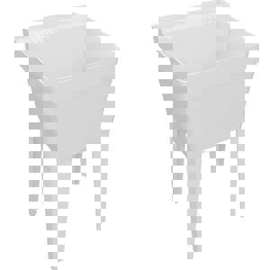 SGL LDRY SINK W/LEGS