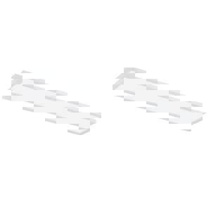 1 x 4 ft. LED Flat Panel Fixture in White