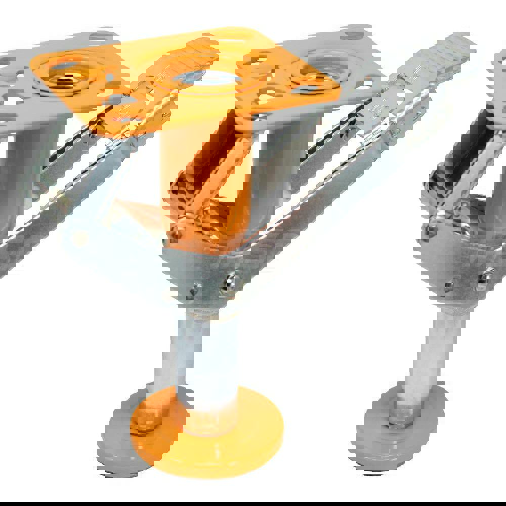 Floor Locks; Wheel Diameter: 8; Retracted Height: 7.875; Extended Height: 9.50; Top Plate Size: 4