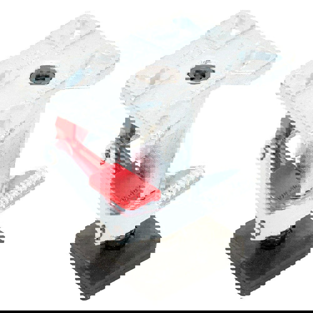 Floor Locks; Top Plate Size: 4.5 x 6.5 in ; Attaching Bolt Size: 0.38in ; Maximum Height: 11.5in ; Color: Silver ; Material: Steel ; Mounting Location: Bottom