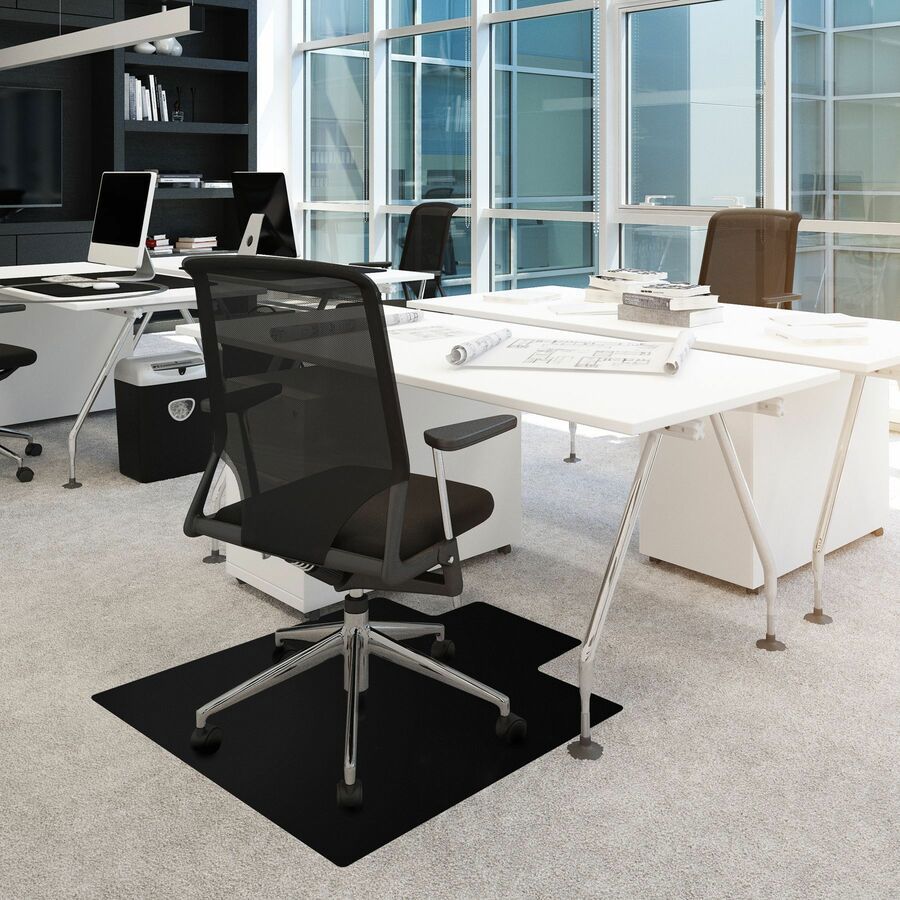 CHAIRMAT;PVC;LP;36X48;BLK