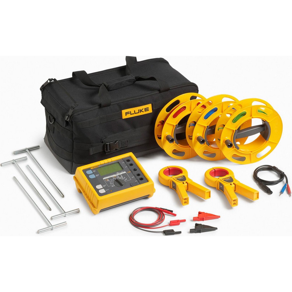 Earth Ground Resistance Testers; Maximum Earth Ground Resistance (kiloohm): 1000 ; Minimum Earth Ground Resistance (kiloohm): 0 ; Minimum Resolution: 0.1Hz ; Operating Frequency (Hz): 128 ; Maximum Resolution: 1Hz ; Cat Rating: CAT IV