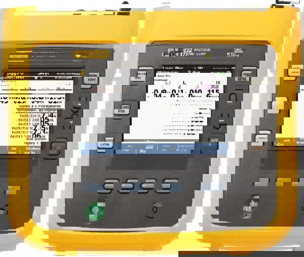 3 Phase, 1,000 VAC, 0.20 to 6,000 Amp Capability, 3.5 to 42.5 Hz Calibration, LCD Display Power Meter