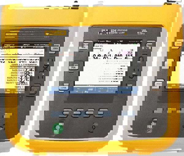 3 Phase, 1,000 VAC, 0.20 to 6,000 Amp Capability, 3.5 to 42.5 Hz Calibration, LCD Display Power Meter