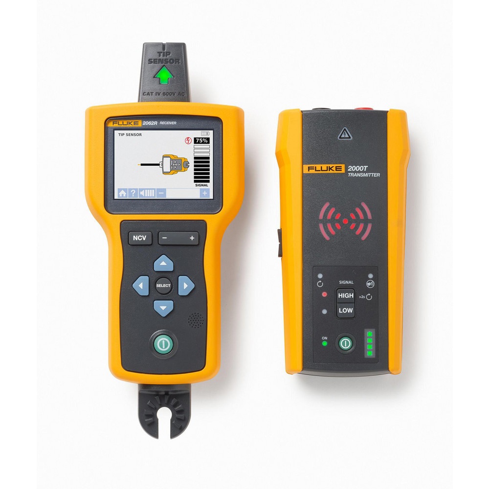 The Fluke 2062 Advanced Pro Wire Tracer accurately and safely troubleshoots energized and de-energized wires in residential, commercial, and industrial environments up to CAT IV 600 V, offering the highest protection available. The patented Smart Sensor
