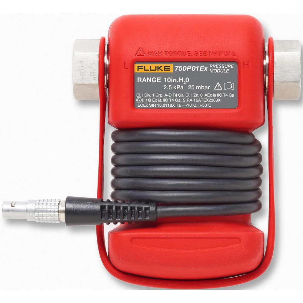 Calibrator Accessories; Type: Pressure Pump ; For Use With: Fluke 718EX, 725EX ; Functions: Pressure ; Features: 0 to 25 MBAR ; UNSPSC Code: 41113600