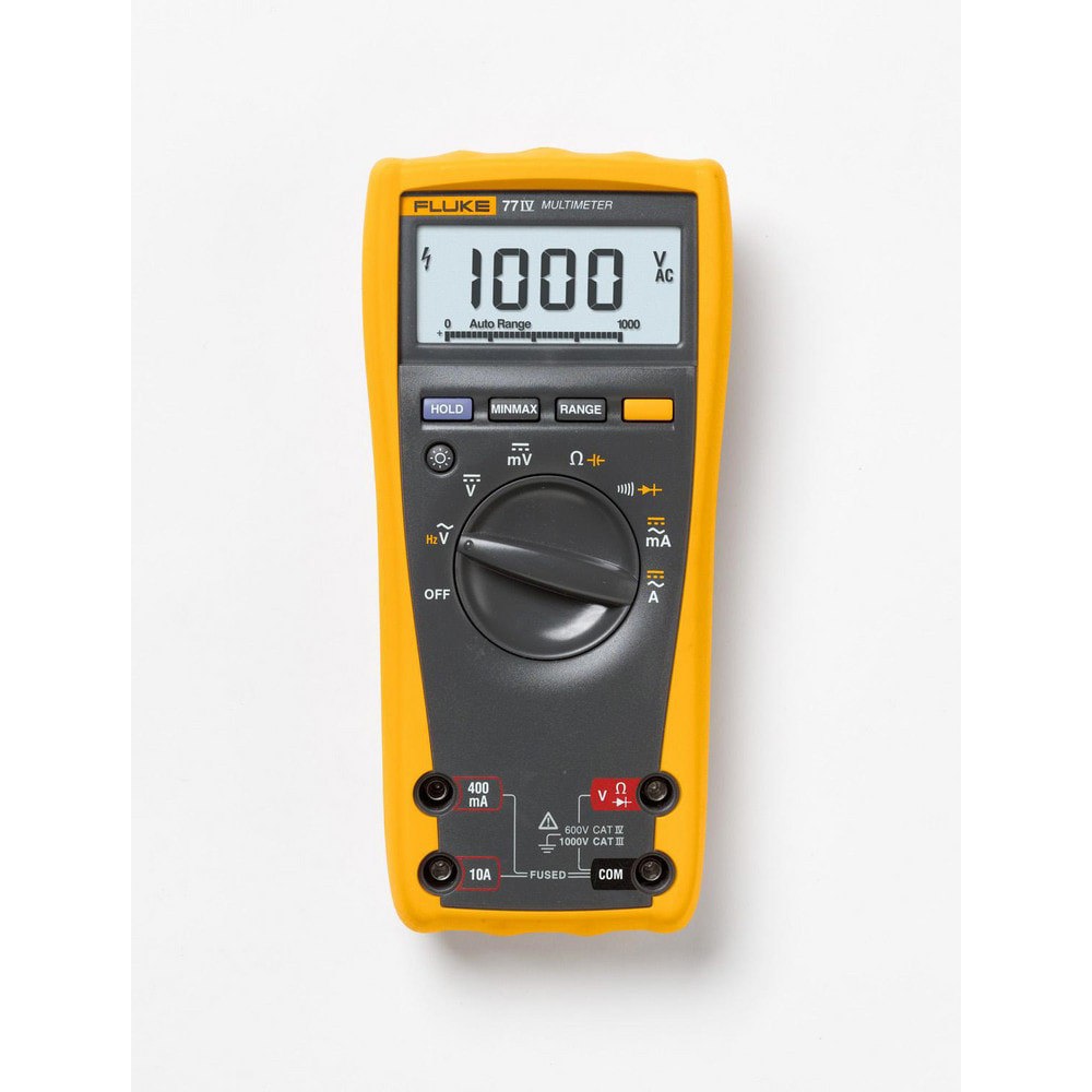 Multimeters; Maximum DC Voltage: 1000 ; Maximum AC Current (mA): 400 ; Maximum AC Voltage: 1000 ; Maximum AC Current (A): 10 ; Temp Measurement Range (C): -10 - 50 ; Batteries Included: Yes