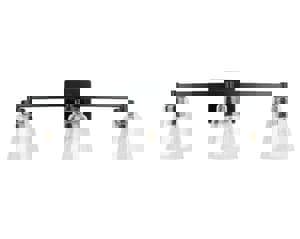 3-Light Vanity Fixture in Matte Black