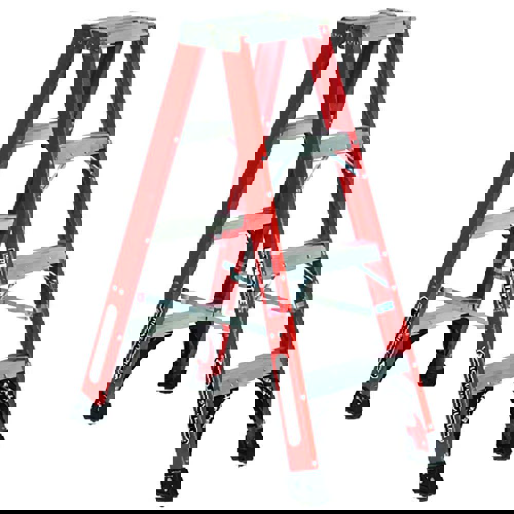 3-Step Fiberglass Step Ladder: Type IAA, 4' High