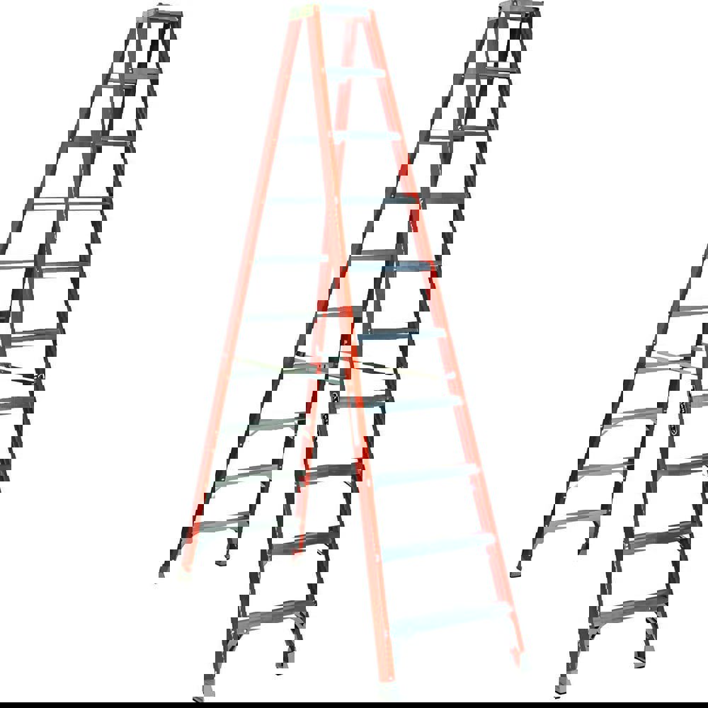 5-Step Fiberglass Step Ladder: Type IA, 4' High