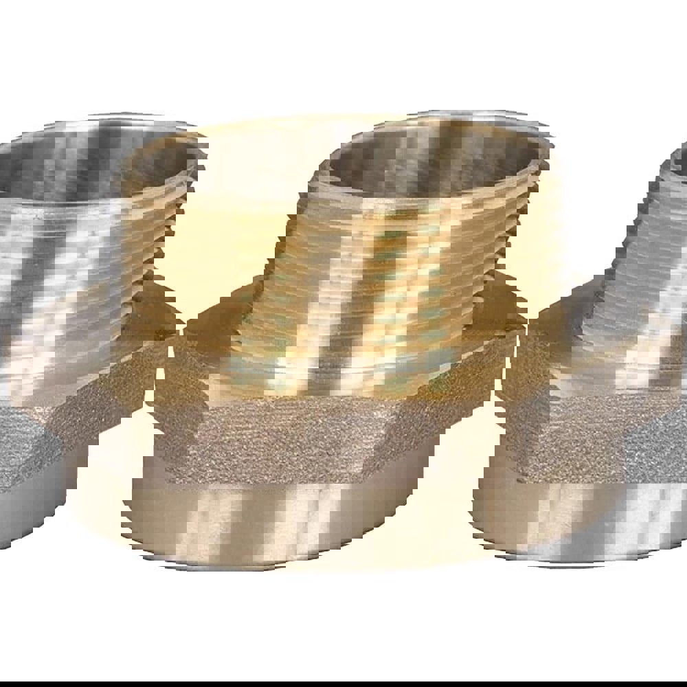 Brass & Chrome Pipe Fittings; Fitting Type: Female x Male Hex Nipple ; Fitting Size: 2-1/2 x 1-1/2 ; End Connections: FNST x MNST ; Connection Type: Threaded ; Pressure Rating (psi): 175 ; Fitting Shape: Straight