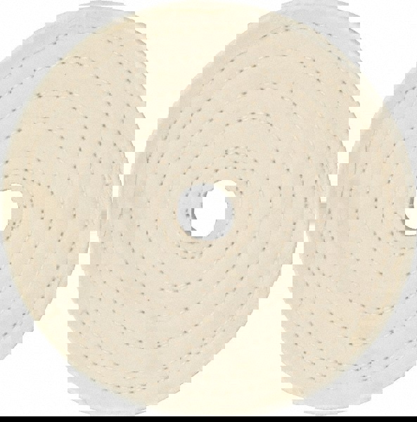 Unmounted Spiral Sewn Buffing Wheel: 7