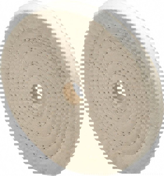 Unmounted Spiral Sewn Buffing Wheel: 7