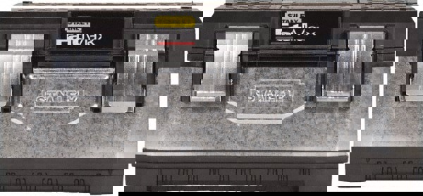 Metal & Plastic Tool Box: 1 Drawer, 2 Compartment