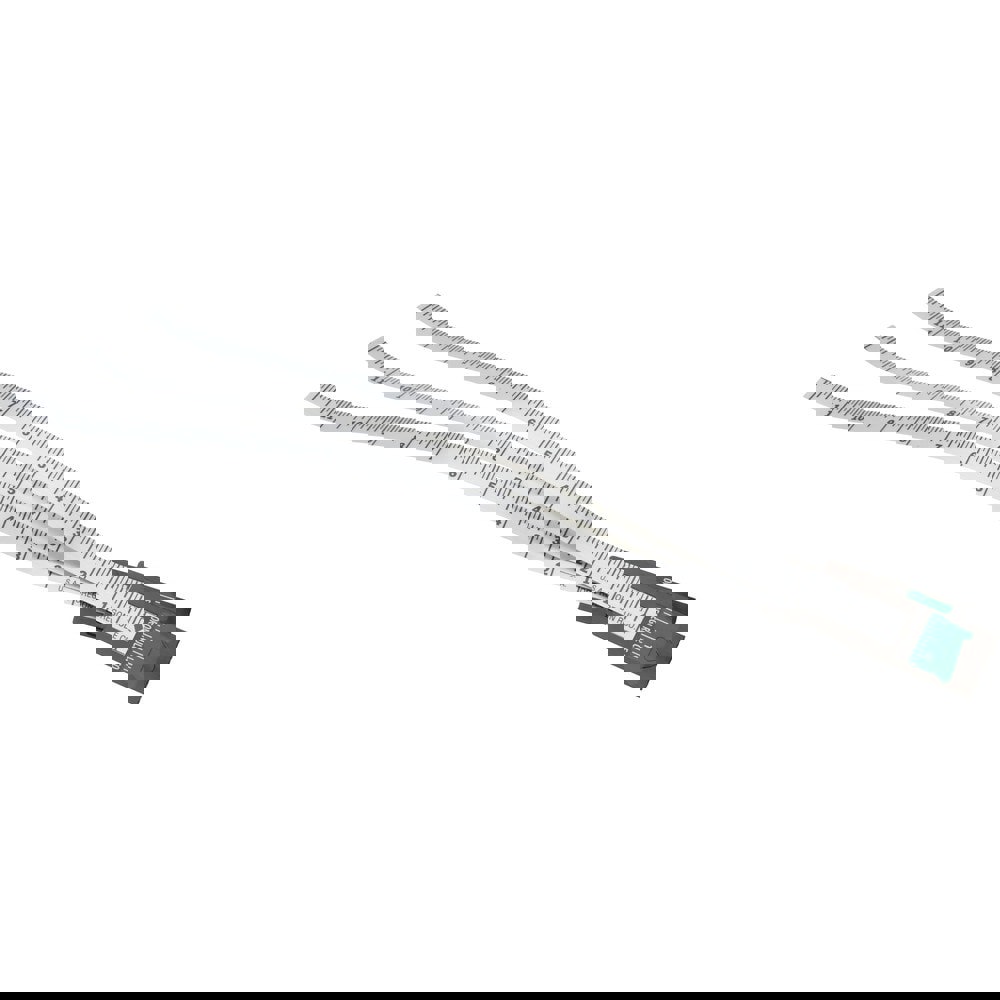 1 Ft. Long x 1/2 Inch Wide, 1/16 Inch Graduation, Silver, Mylar Adhesive Tape Measure