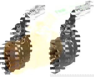 LF 3/4 BRS 600# WOG THRD 2PC FP BV