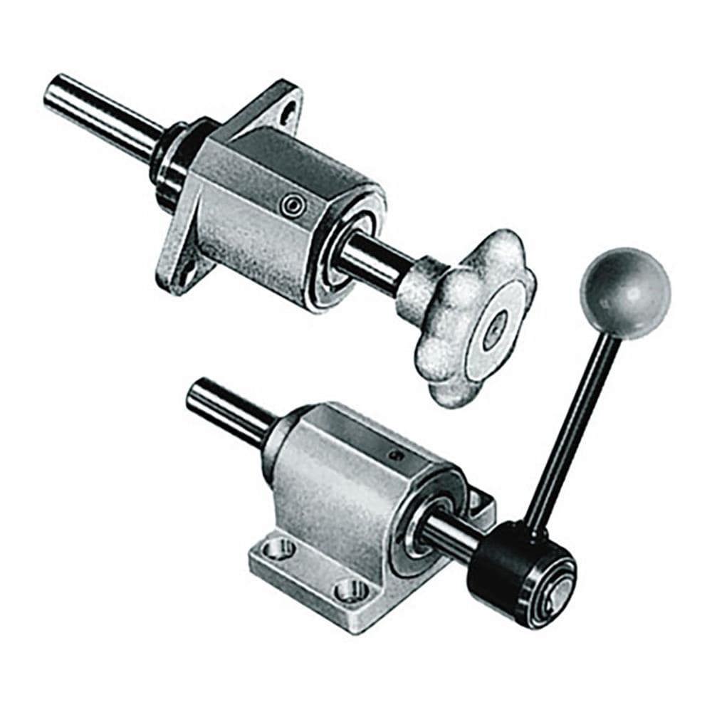 18,000 N Capacity, M12 Plunger, 22mm Plunger Diam, Foot Mt, One Hand, Hand Lever Actuation, Variable Stroke Straight Line Action Clamp