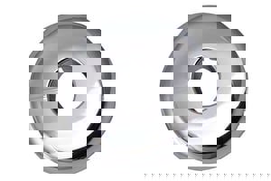 3/4 in. Chrome Plated Wall Plate