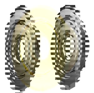 1/2 in. Recessed Fire Sprinkler Escutcheon in Brass