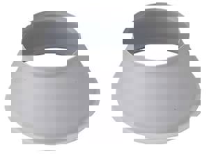 Fire Sprinkler Escutcheon Flush Skirt in White