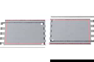 6 x 2 in. Blank Fire Sprinkler Sign